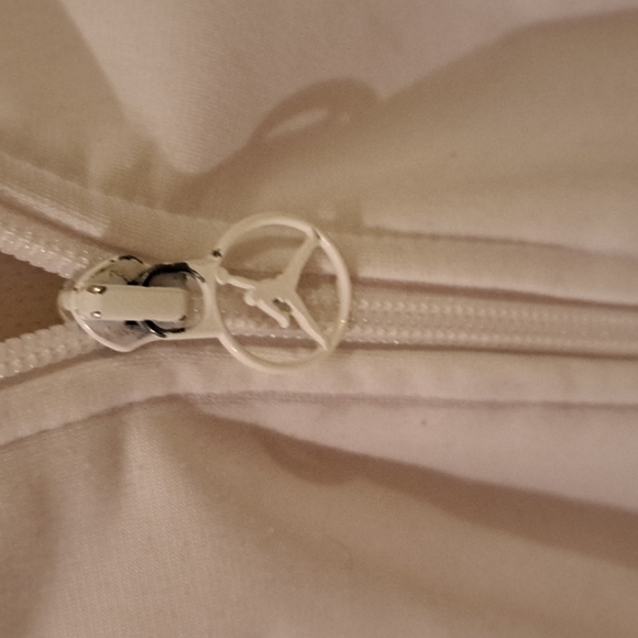 Men's 3XL Jordan Air White Zipped Hoodie - Picture 8 of 9